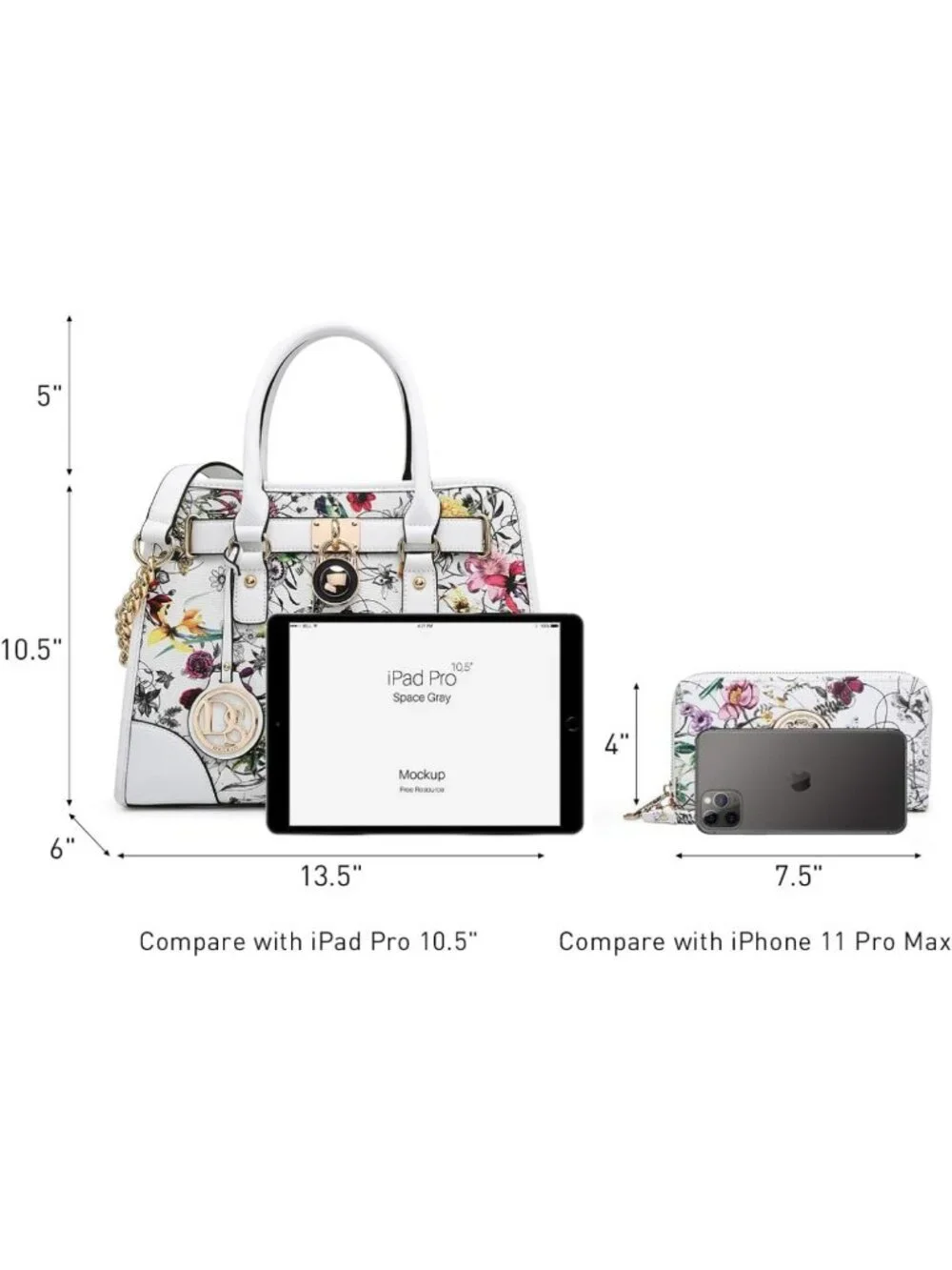 Stylish Women's Handbag Set - Top Handle Satchel & Hobo Purse for Work & Daily
